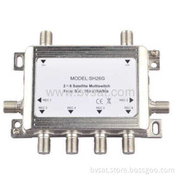 Perfect Design Satellite Tv Accessory 2 Inputs 6 Outputs Multiswitch 